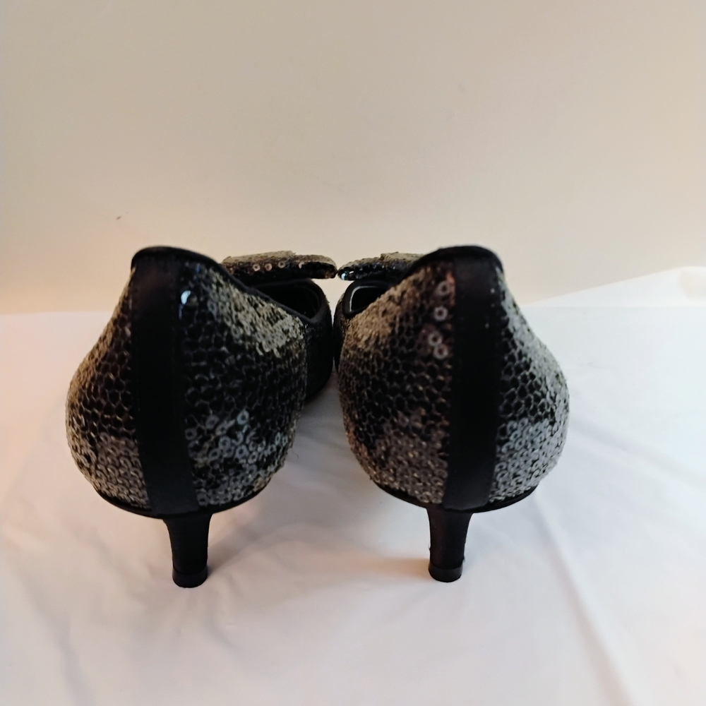 Kate Spade Glittering Black Sequin Heels - Picture 5 of 5
